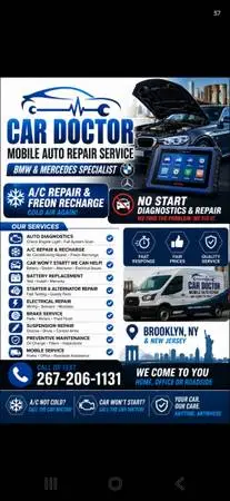 Mobile auto repair. (Mercedes and BMW)