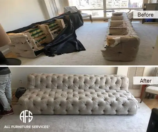 Couch DISASSEMBLY REASSEMBLY FURNITURE 24/7 Repair Restoration Clean