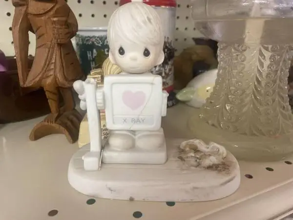 PRECIOUS MOMENTS XRAY FIGURINE