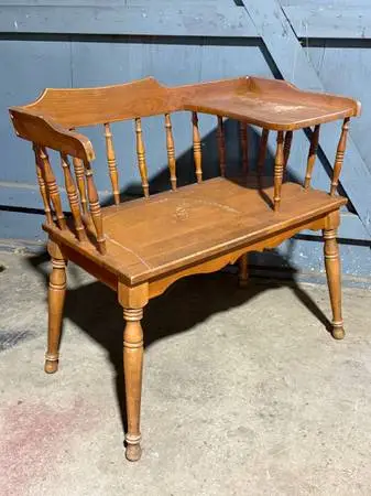 Colonial Revival Telephone Bench