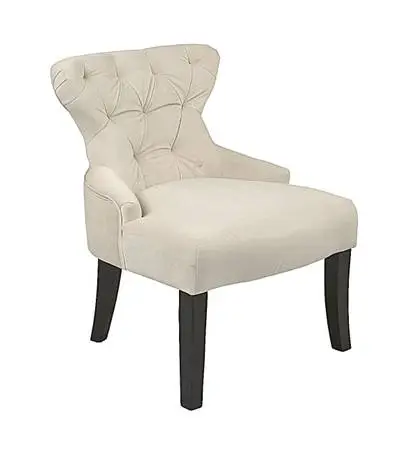 PLUSH HOURGLASS ACCENT CHAIR