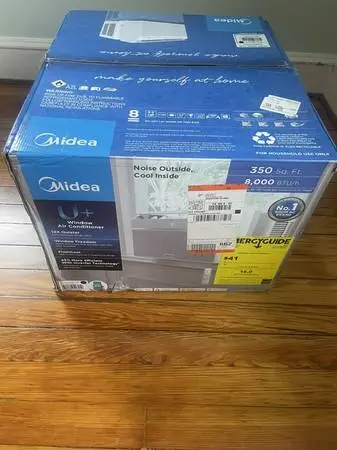 Midea U-Shaped 8,000 BTU Window Air Conditioner – Brand New in Box