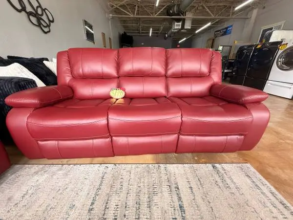 Camila Red 2 Piece Recliner Sofa