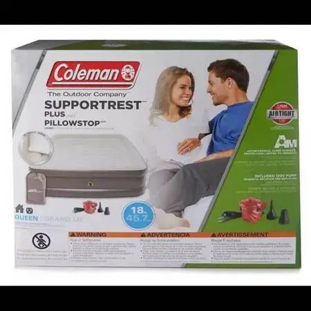 Brand New In Box - Coleman SupportRest Plus PillowStop Double High Qn