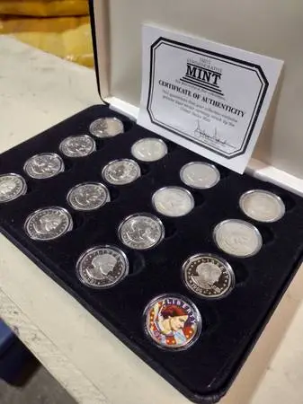 Susan B. Anthony Complete 16 Coin Dollar Set 1979, 1980, 1981, 1999 Proof