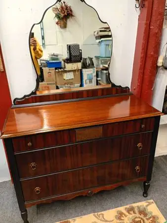 Price drop Refinished and rebuilt vintage dresser