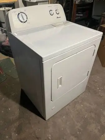 Amana gas dryer installed