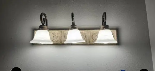 Tuscan style vanity light