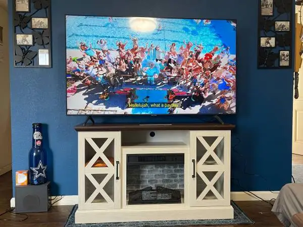 Fireplace Heater TV Stand