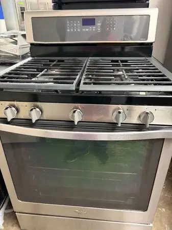GAS Convection Stainless Steel Whirlpool Stove