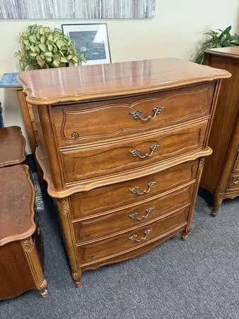 Basset French Country Chest Of Drawers, Dovetailed Drawers
