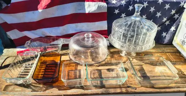 Glass Cake Domes and Baking Pans