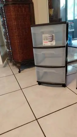 Rolling Plastic Multipurpose Storage Unit
