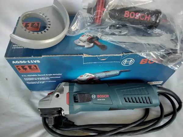 Bosch 11 amp 5 Variable-Speed Angle Grinder New