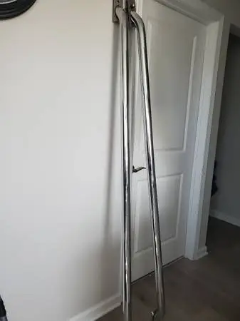 CHROME BED RAILS