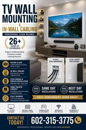 TV MOUNTING 💚 TV Installation EXPERT & hang TV Wall Mount Installer