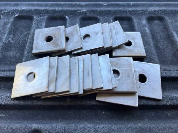 Large Stainless Steel Square Washers