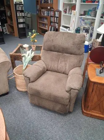 Smaller rocker swivel recliner chair