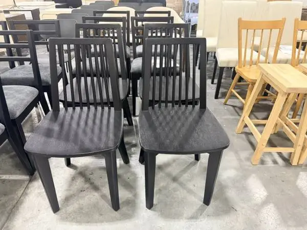 Linden Modified Windsor Wood Dining Chair Black (Set Of 4)