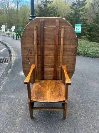 Monks chair in need of TLC for sale