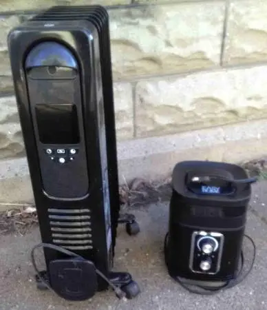 2 HEATERS 1 Room, 1 Air Blown: