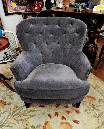 Modern Gray Accent Chair