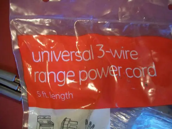 Range Power Cords 30 Amp New!