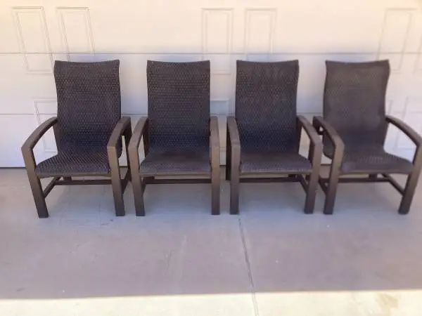 Patio Chairs Set of 4