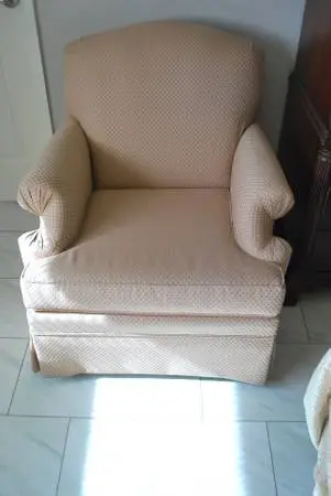 Broyhill Skirted Club Chair