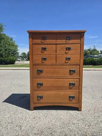 Craftsman Style Oak Dresser