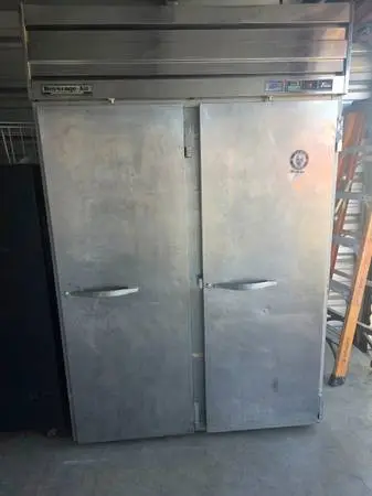 Beverage air 48 cubic feet stainless steel commercial cooler refrigera