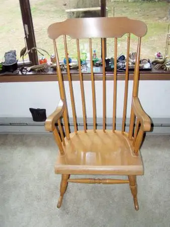 Adult  Size Wooden Rocking Chair