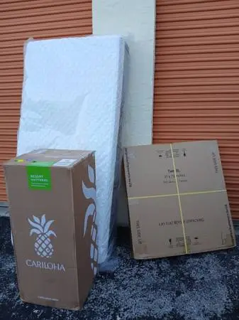 New Twin XL Cariloha Mattress + powerbed adjustable bed base Set