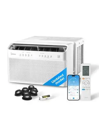 NEW! Midea 8,000 BTU Smart Inverter Window Air Conditioner with APP, Alexa Contr