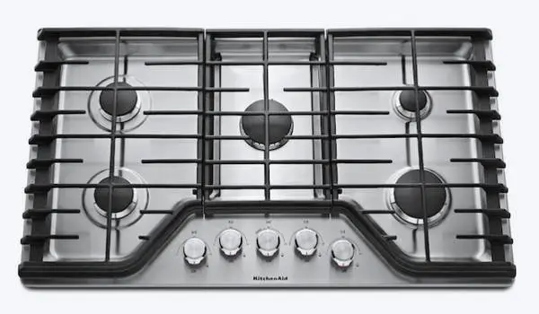 Kitchenaid 36inch Gas Cooktop Range, NEW