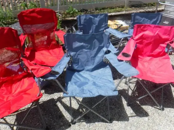 Outdoor Folding Chairs Five Available 5.00 Each