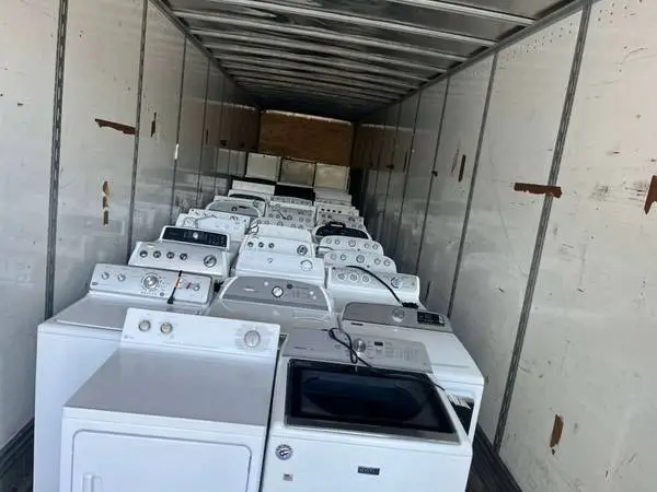 washers and dryers in bulk. Truckload must by 10 sets or more for disc
