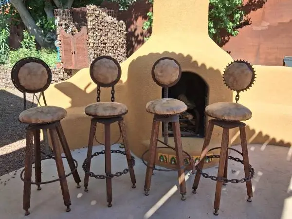 ~ Custom ~ swivel bar stools~