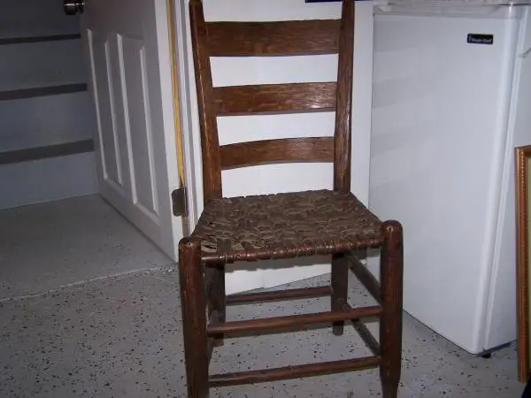 Antique 200 Year Old Oak Chair