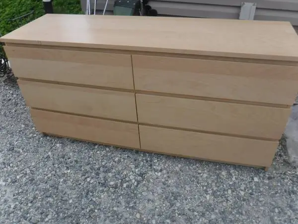 Long Modern 6 Drawer Dresser