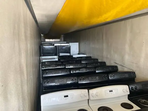 Appliances in bulk wholesale by the truckload