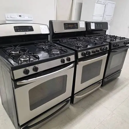 Black & Stainless Gas Stoves $275 Each