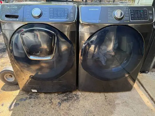 🔥BLACK STAINLESS FRONTLOAD WASHER AND DRYER