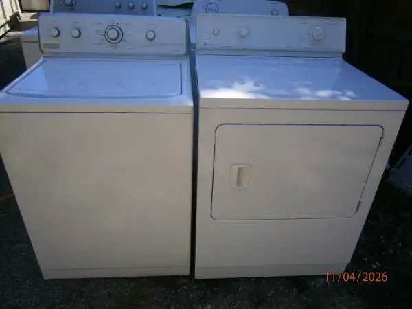 Maytag Dependable Care washer and electric dryer