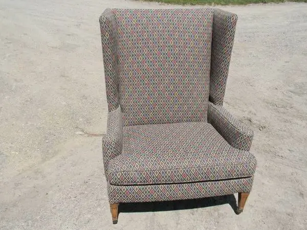 Vintage Wingback Lounge Chair