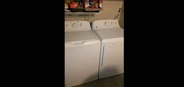 washer and dryer