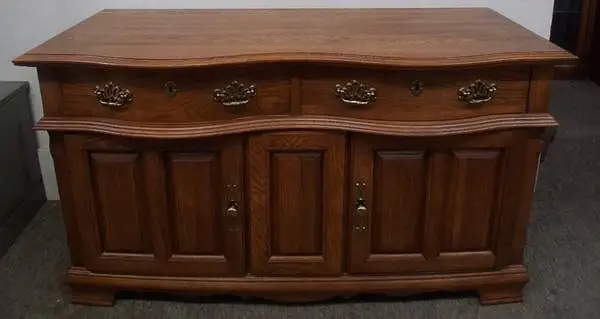 Solid Oak Buffet / TV Stand / China Cabinet