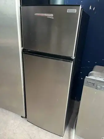Stainless dorm fridge