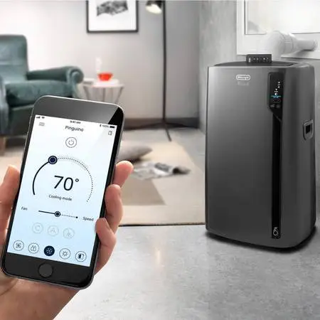 DeLonghi Pinguino SMART 14,000BTU / 700 sq ft Portable AC, heater...