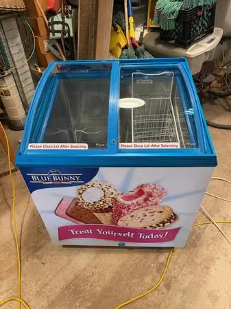Ice Cream Freezer (Blue Bunny)
